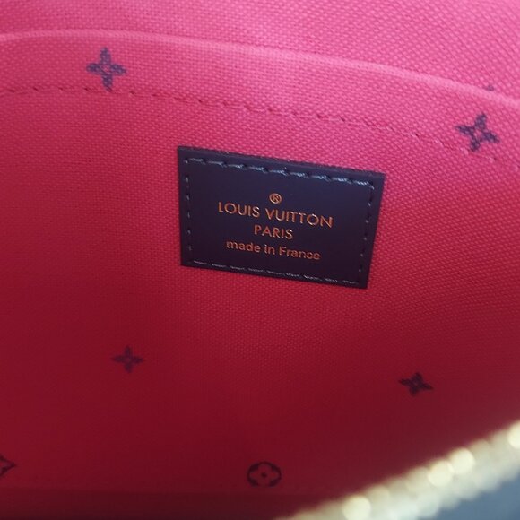 Louis Vuitton Monogram Spring in the City Neverfull MM Midnight Fuchsia Pochette - Picture 9 of 13